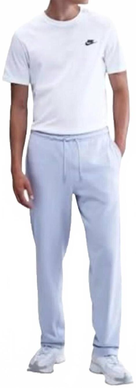 NEW NIKE club fleece technology overhead pants in lightblue